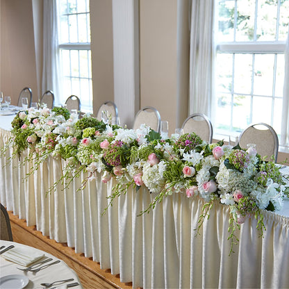 State of Joy Head Table Arrangement –  Colonial Flower Shop, Madison IN